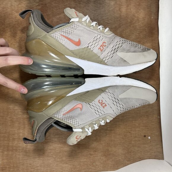 Nike Air Max 270 Men\'s Size 13 Shoes Cream Khaki Grey Rust DZ4396-200